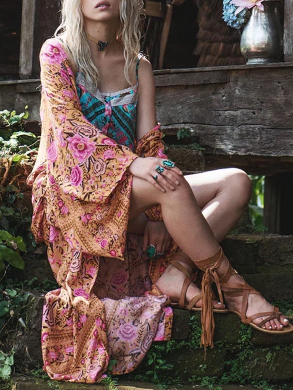 Spell Babushka Maxi Kimono Amber OS NWT ✨ Rare Archive 2016 - Picture 7 of 13